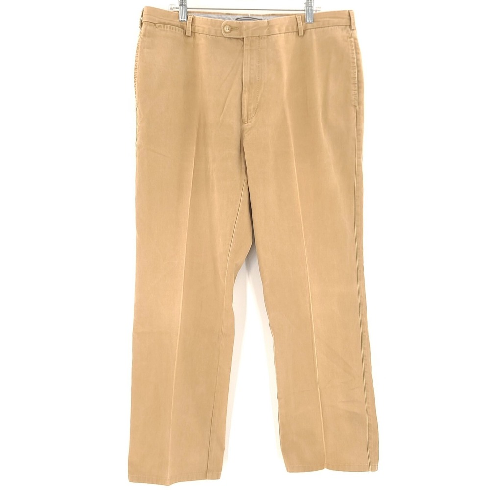 Peter Millar Pants Mens 38 Lt Brown Raleigh Washed Twill Chinos Golf Pima Cotton